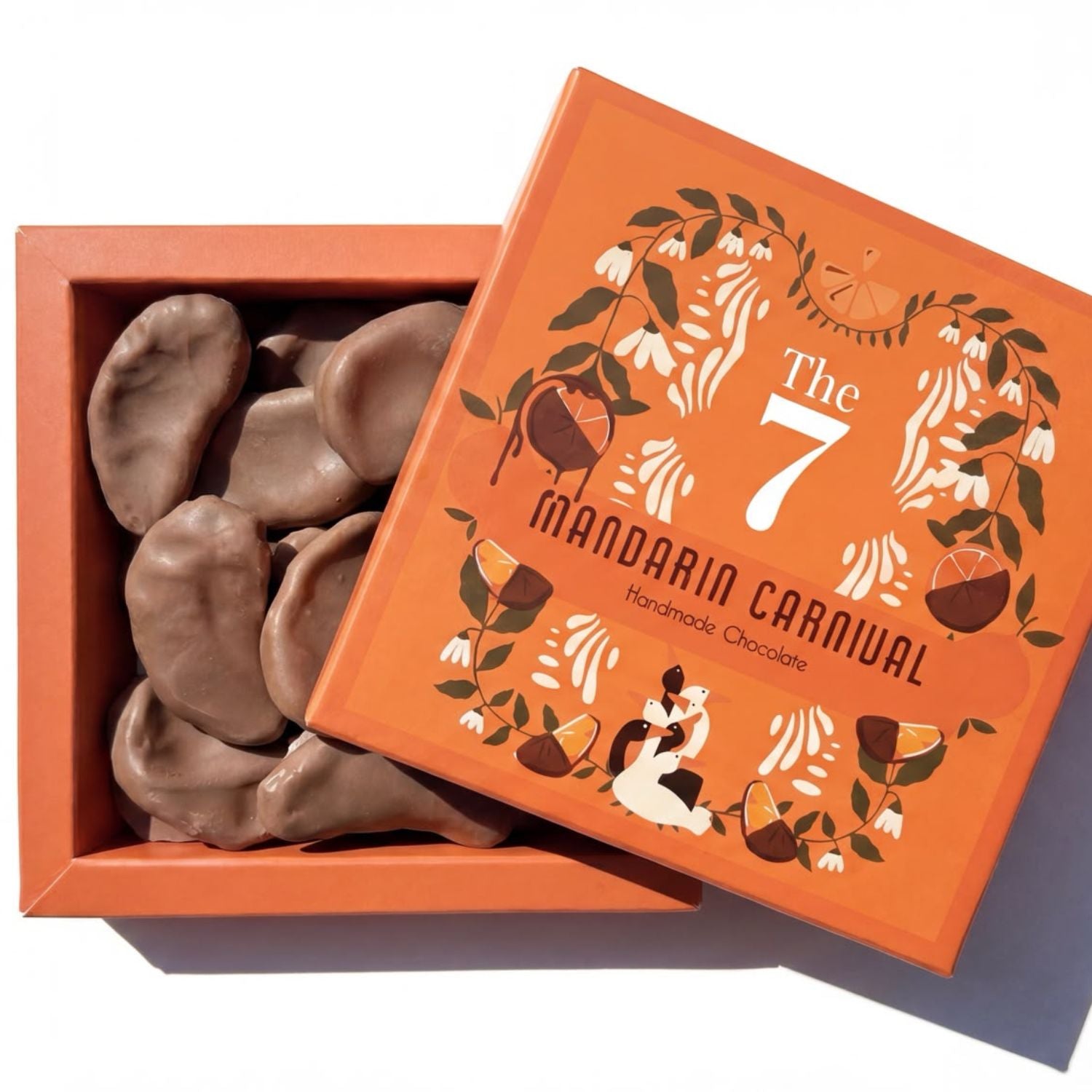Chocolate Tangerine Chips - 100 GR