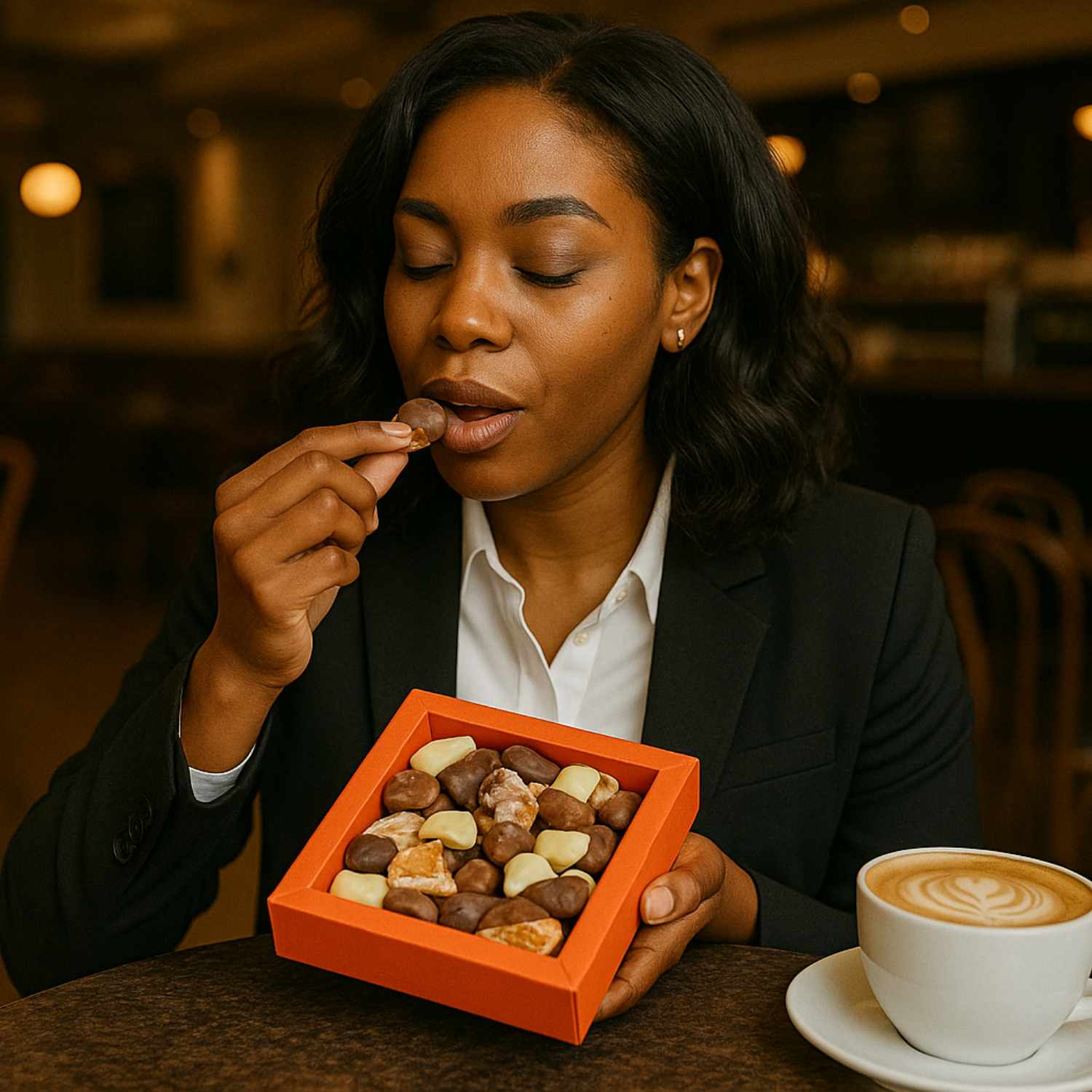 Chocolate Tangerine Chips - 100 GR