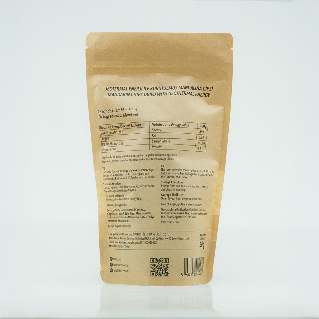 Tangerine Chips  - 50 GR