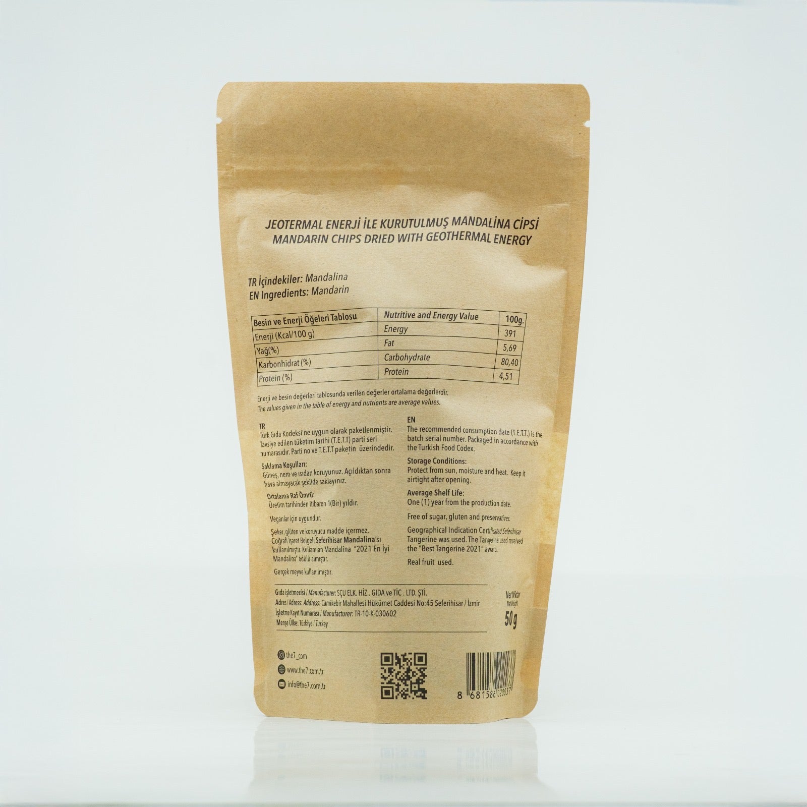 Chocolate tangerine chips one