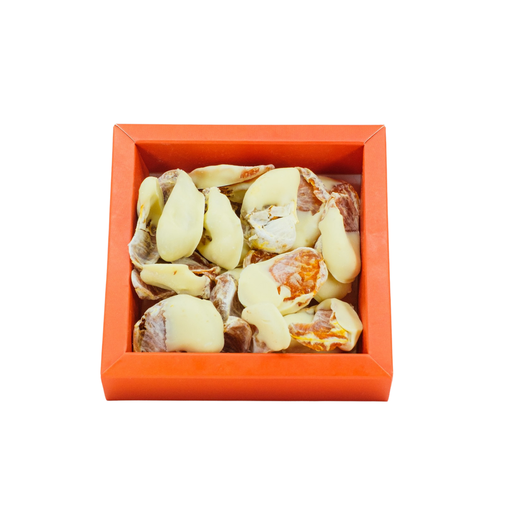 Chocolate tangerine chips