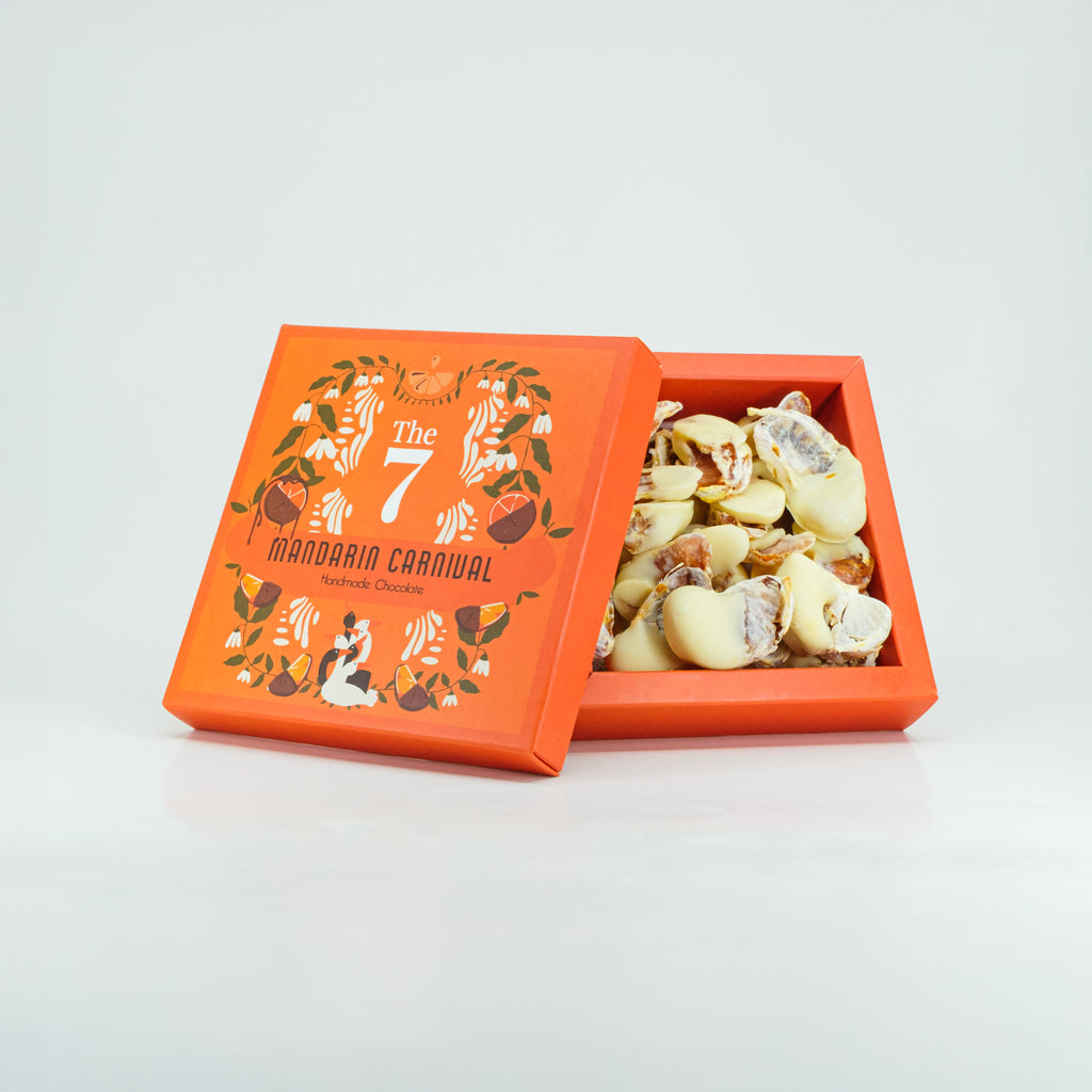 Chocolate tangerine chips