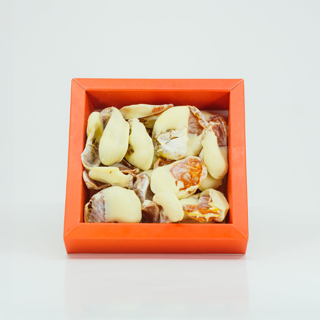 Chocolate tangerine chips