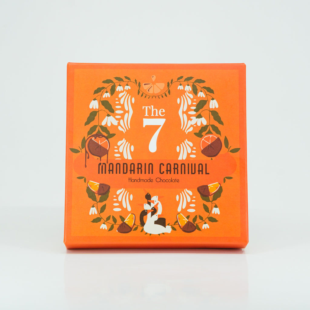 Chocolate tangerine chips